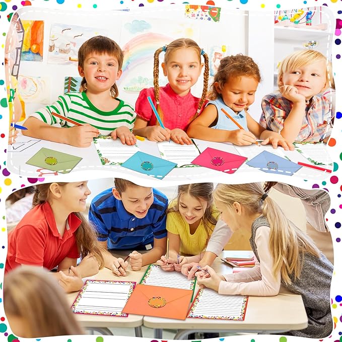 TaoBary 160 Pcs Stationery Paper Set 50 Double Sided Stationery Papers - Image 6