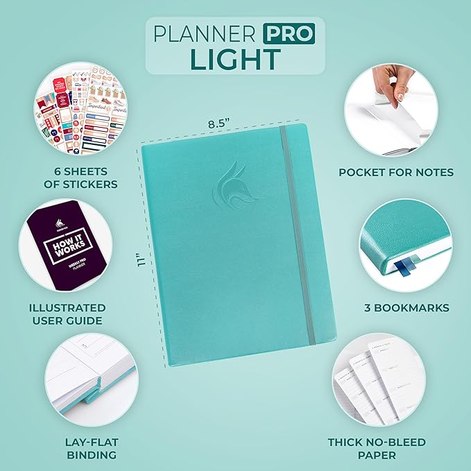 Clever Fox Planner PRO Light – Weekly & Monthly Life Planner to Increase - Image 2