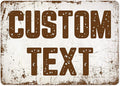 Custom Sign, Custom Street Sign, 11 Font Colors, 13 Font Styles, 4 Hole Options by MySignCenter