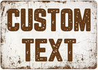 Custom Sign, Custom Street Sign, 11 Font Colors, 13 Font Styles, 4 Hole Options by MySignCenter