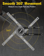 Anyongora 7.2" Miter Saw Protractor Angle Finder, CNC Aluminum Miter Gauge - Image 4