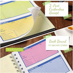 Sinmoe 1 Pcs Spiral Bound Phone Message Book - Image 3