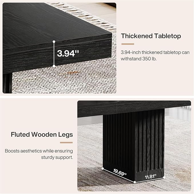 Tribesigns 63-Inch Executive Desk, Modern Office Computer Desk - Image 7