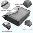 10 Pieces Plastic File Folders Envelope Expanding File Wallet Organizer - Image 3