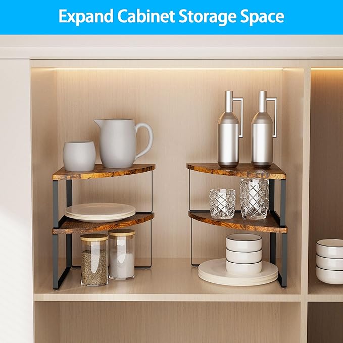 Corner Shelf Countertop Organizer - Image 4
