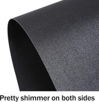 24 Sheets Black Shimmer Cardstock 8.5 x 11 Metallic Paper, Goefun 80lb Card - Image 3