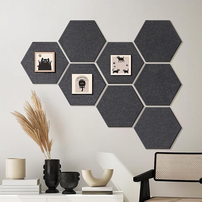 12'' Large Hexagon Cork-Bulletin Boards - Image 7