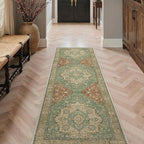 GENIMO Runner Rug 2'6"x6 Machine Washable Non Slip Vintage Hallway Runner Rug by GENIMO