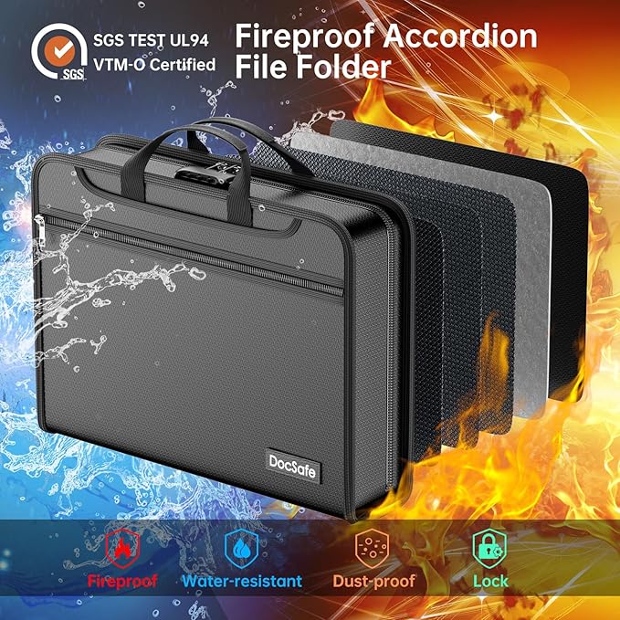 DocSafe Accordion File Organizer Bag - Image 2