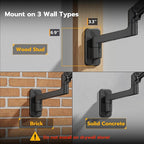 ARES WING Wall Mount Monitor Arm - Image 7