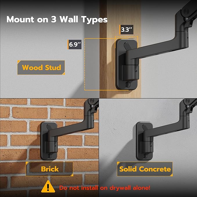 ARES WING Wall Mount Monitor Arm - Image 7