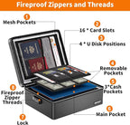 ENGPOW Fireproof Document Box, Hard Case File Box - Image 9