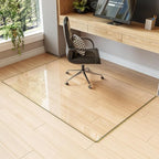 Koonmi Tempered Glass Chair Mat by KOONMI