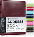 Gallery Leather Large Address Book by GalleryLeather