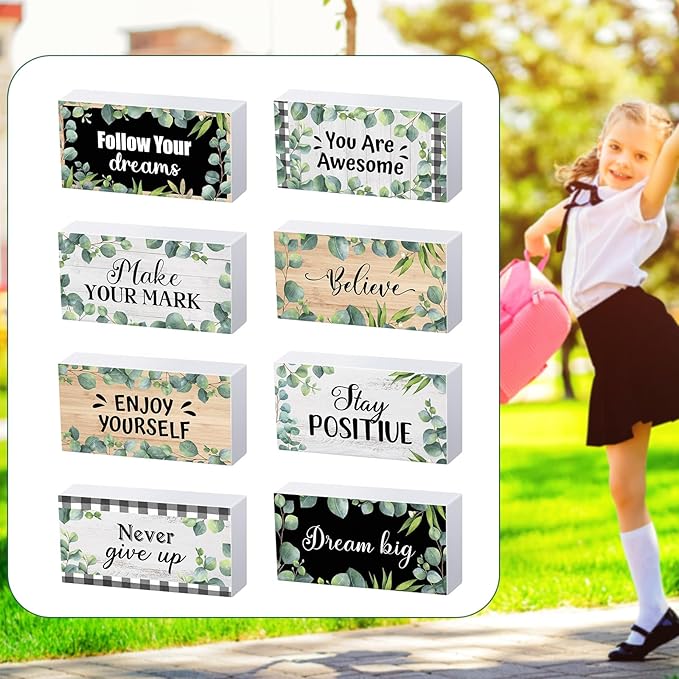 Dunzoom 100 Pcs Inspirational Pencil Erasers Bulk - Image 2