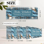 Personalized Name Plate for Desk, Custom Acrylic Desk Name Sign, Office - Image 3