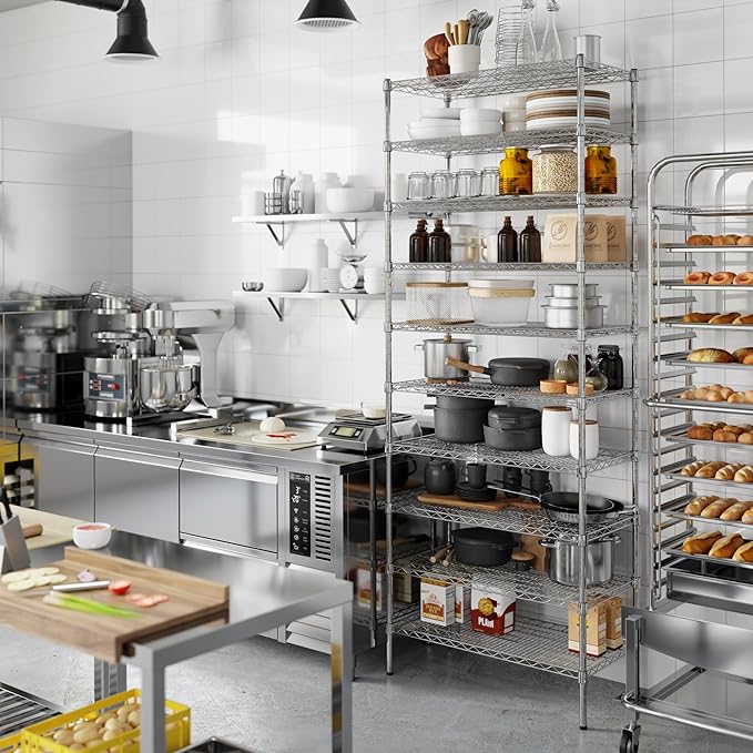 Regal Altair 18" Deep x 36" Wide x 96" Height Wire Shelving Kit | 10-Tier | NSF - Image 7