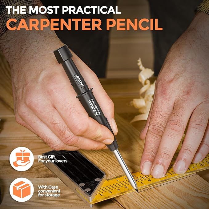 Nicpro 6 Pack CP3000 Carpenter Pencils - Image 7