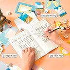 feela 8 Pack Soft Cover Journal Bulk, Notebooks College Ruled - Image 3