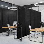 Folding Room Partition, Freestanding Privacy Divider, Portable Office Divider - Image 5