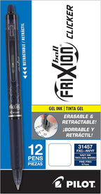 Pilot FriXion Clicker Erasable Gel Pens, Fine Point, Smooth Writing Pens - Image 2