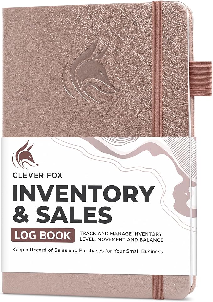 Clever Fox Inventory & Sales Log Book by CleverFox