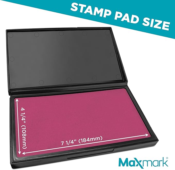 MaxMark Large Pink Stamp Pad - Image 3