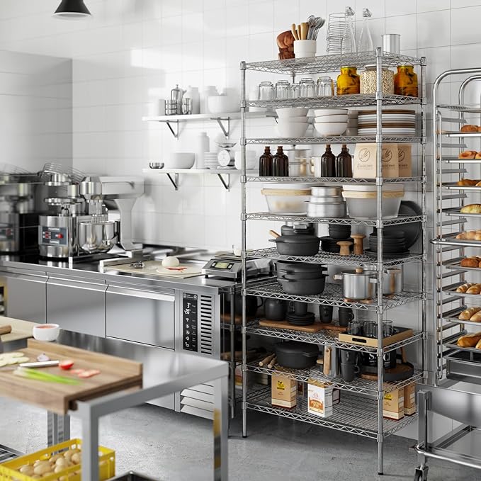 Regal Altair 21" Deep x 36" Wide x 86" Height Wire Shelving Kit | 10-Tier | NSF - Image 7
