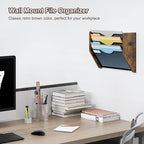 PAG-Mass Hanging Wall Files Organizer, 3 Tier Mail Organizer Wall Mounted - Image 2