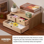 Kirigen Wooden Desktop Organizer - Image 4