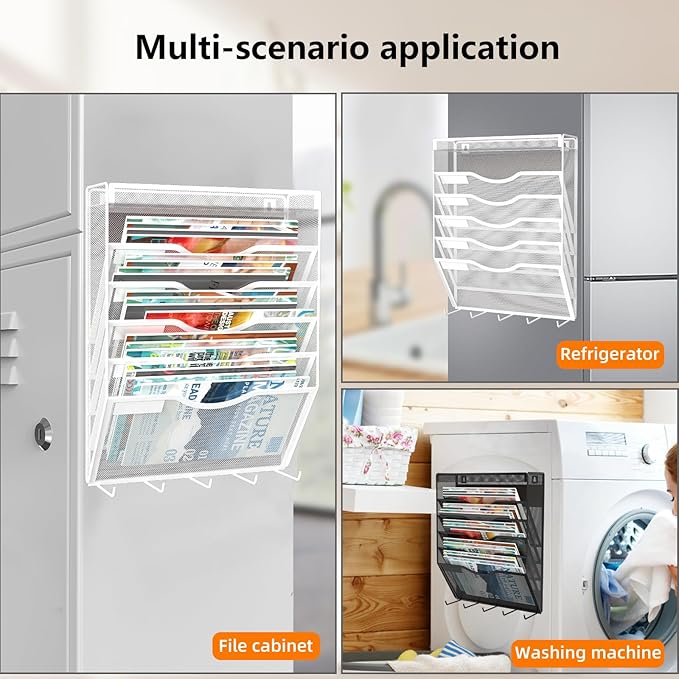 KZWKRG 6 Tier Magnetic File Holder - Image 4