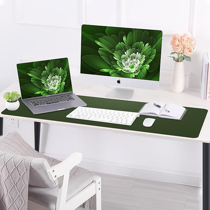 Leather Desk pad Protector, Large Desk mat - Image 7
