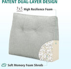 TANYOO Back Support Pillow for Recliner Soft Dual Layer Lumbar Support Pillow - Image 2