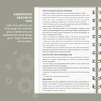 Clever Fox Password Book Spiral – Mini Internet Address & Password Organizer - Image 5