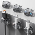 Cable Clips - Chfeila Latest Dual Spring Cord Organizer by Chfeila