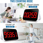 Kitchen Digital RED Timer, Count Down Up, Rechargeable, Vibration Mode - Image 3