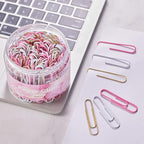 NEEWAY 200pcs Large Pink Paper Clips, 2 Inch Jumbo Paper Clip, Ceative Colored - Image 6