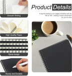 miikoul 100 Packs A5 Spiral Notebooks, 60 Sheets/120 Pages, Hardcover Lined - Image 2