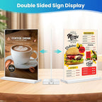 Acrylic Sign Holder 8.5x11, Plastic Flyer Display Holder - Image 2