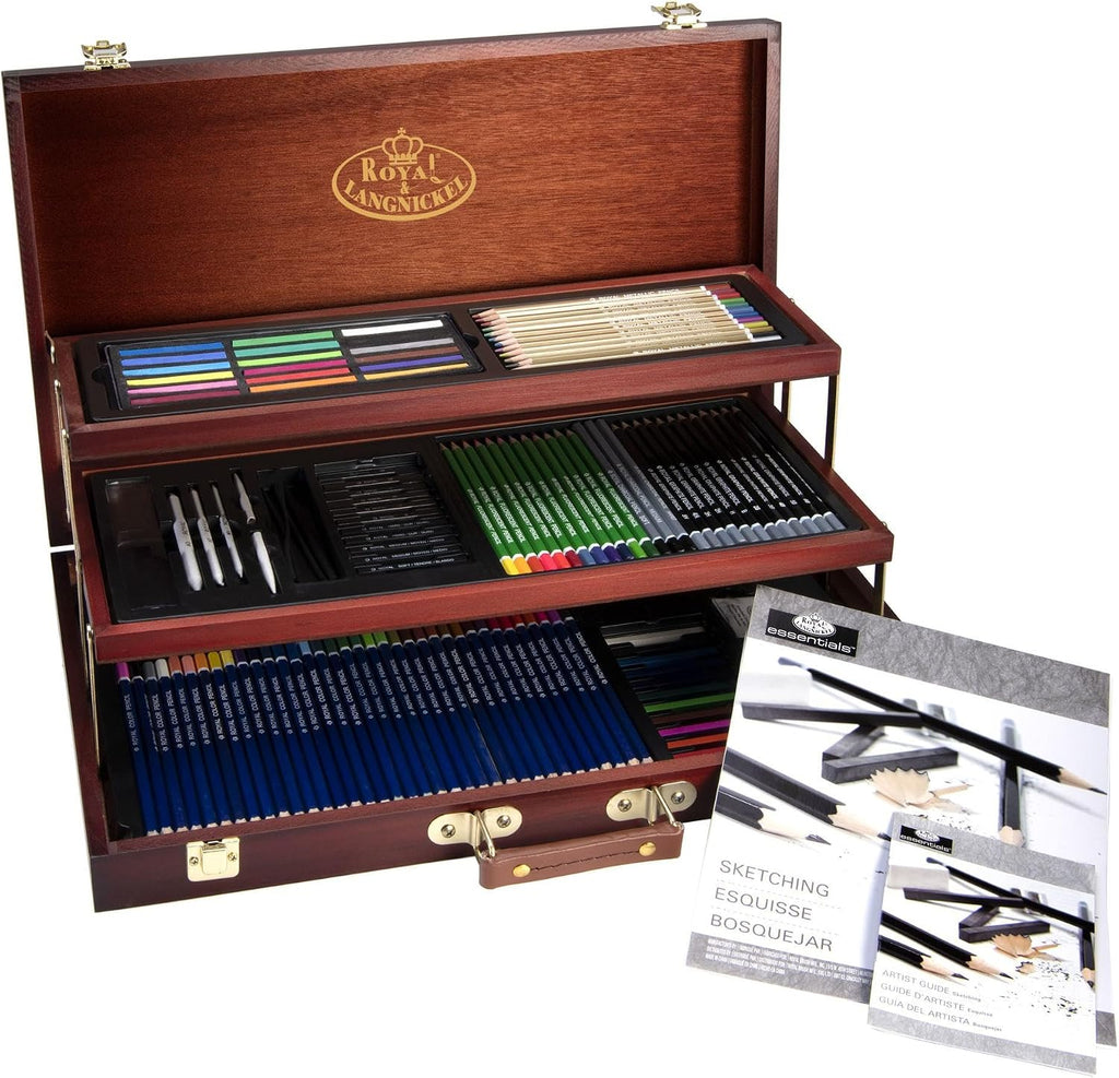 royal & langnickel premier sketching and drawing deluxe on a desk or shelf