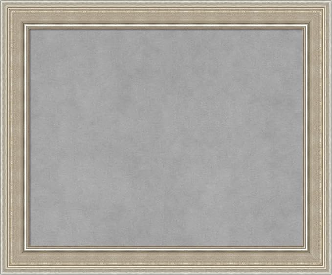 Amanti Art Silver Framed Magnetic Board 20x24 Small Vision Board by AmantiArt