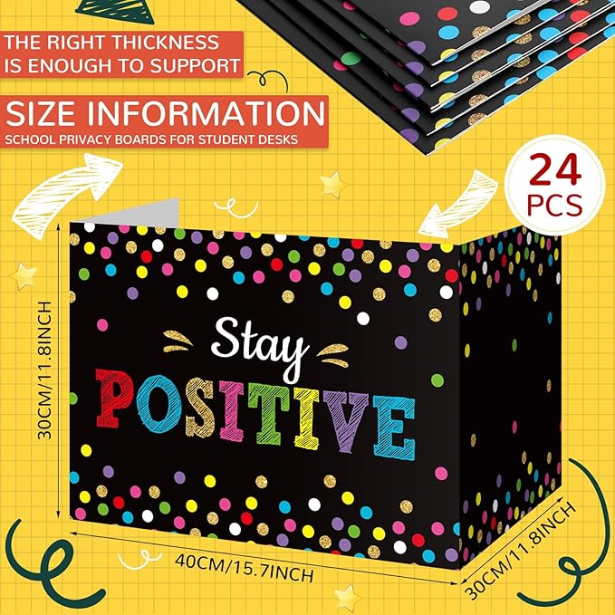 Honoson 24 Pcs Bulk Inspirational Privacy Folders - Image 2