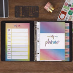 Samsill Economy 3 Ring Mini Binder, Made in The USA, 1-Inch Round Ring Binder - Image 8