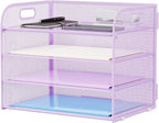 Marbrasse 4 Tier Paper Organizer Letter Tray by Marbrasse