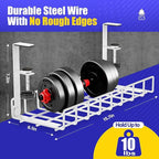 Under Desk Cable Management Tray 2 Pack, Xpatee Upgraded Wire Management No - Image 5