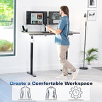 VIVO Electric 60 x 30 in Standing Desk, Memory Height Adjustment, 1B Series - Image 4