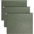 Smead Hanging File Folder, 1/5-Cut Adjustable Tab, Letter Size, Standard Green by SMEAD