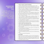 Clever Fox Password Book Spiral – Mini Internet Address & Password Organizer - Image 5