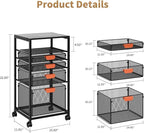 Marbrasse Rolling File Cart - Image 2