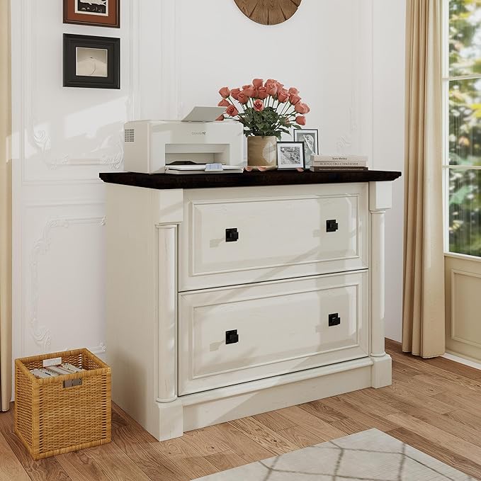 blini 2 Drawer File Cabinet Farmhouse Lateral File Cabinet by blini